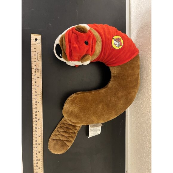 Buc-ee's Travel Comfort Pillow Bucky Beaver Kids Neck plush Bucees Travel Center - Picture 6 of 6